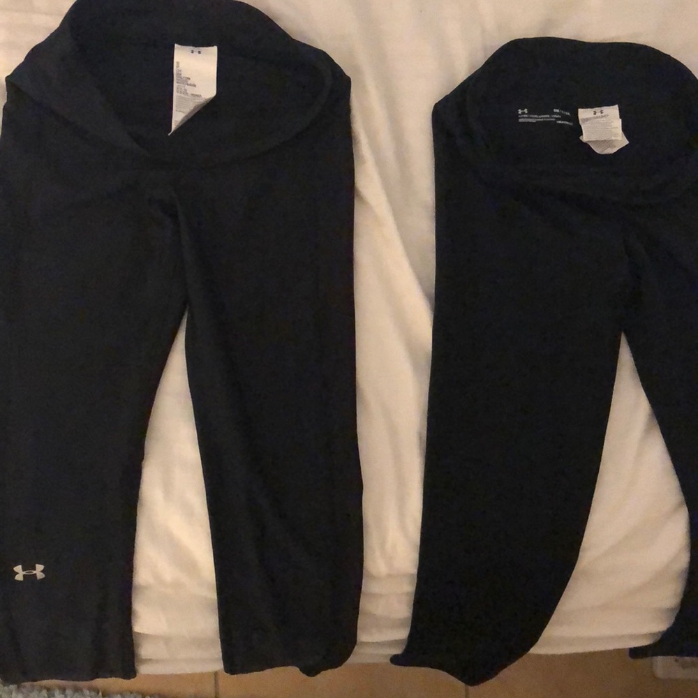 2 pairs of under armour workout pants.